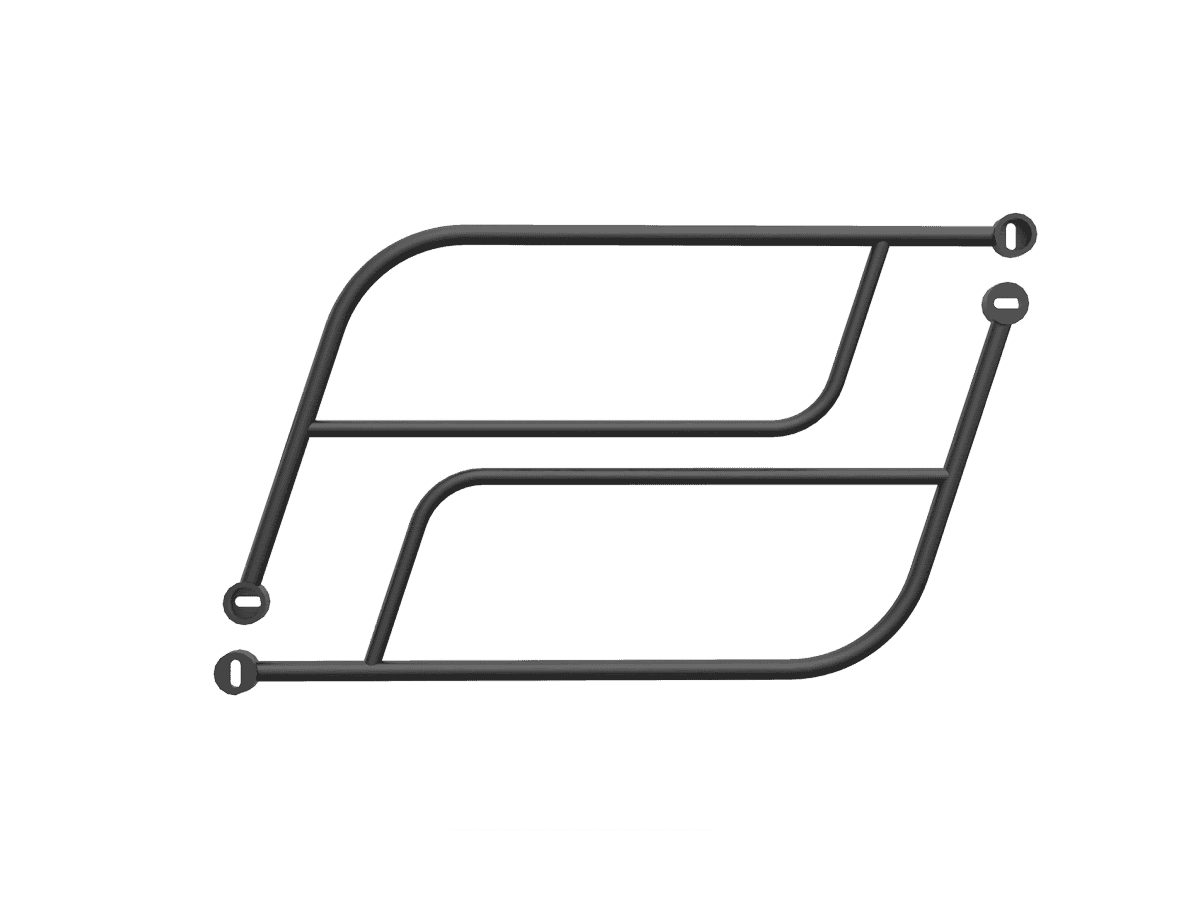 COOPOP Stangen für Trittbrettbeförderung von Gegenständen