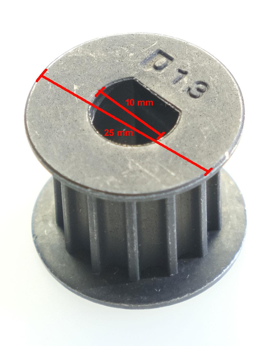 Pignon 13 dents pour moteur Headlin TRAVELSCOOT®.