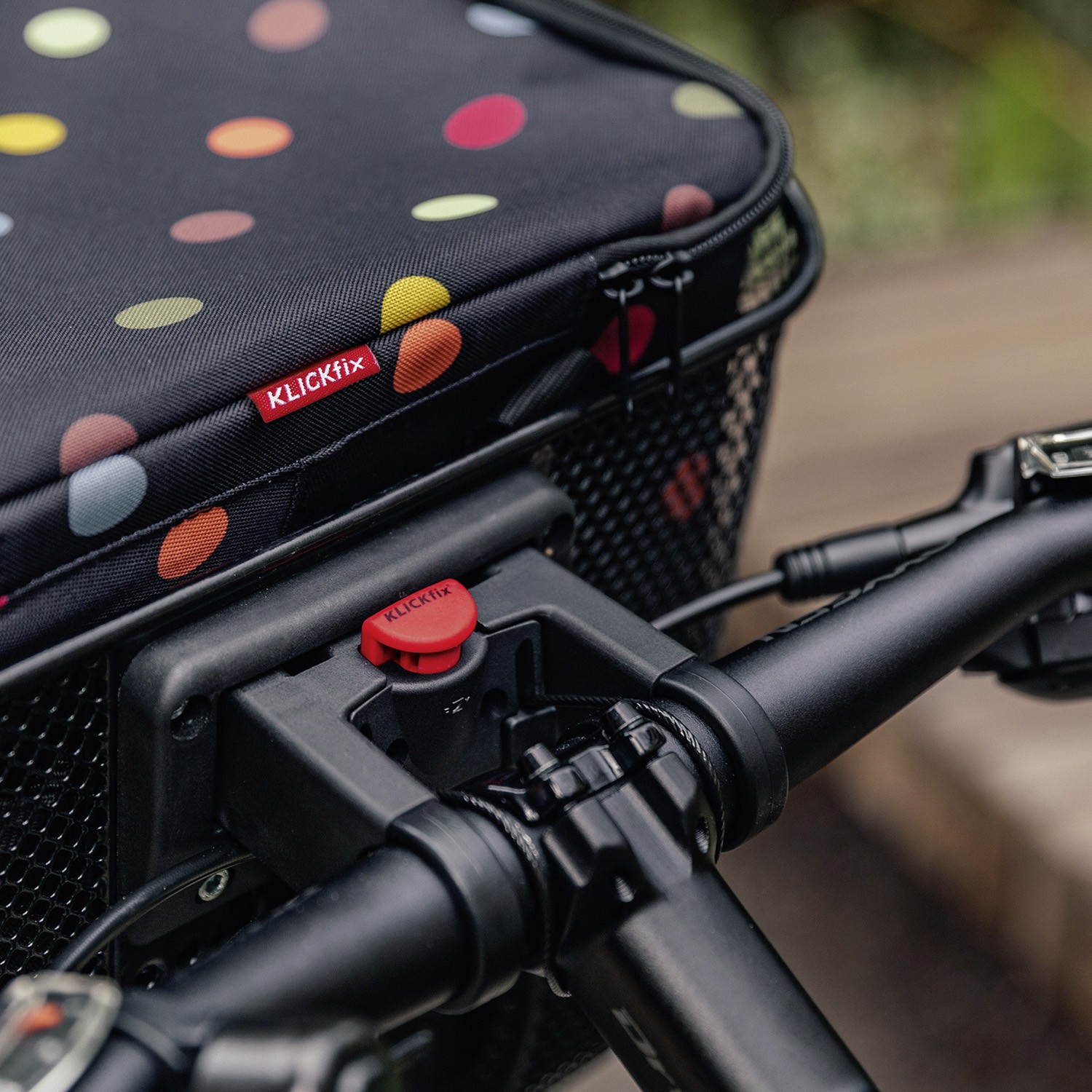 KLICKfix® Reisenthel Iso Basket Bag Thermotasche für KLICKfix Lenkerkörbe - dots