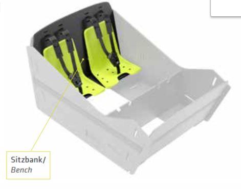 KETTLER WOODBOX SITZBANK 600 / 800 für Cargoline