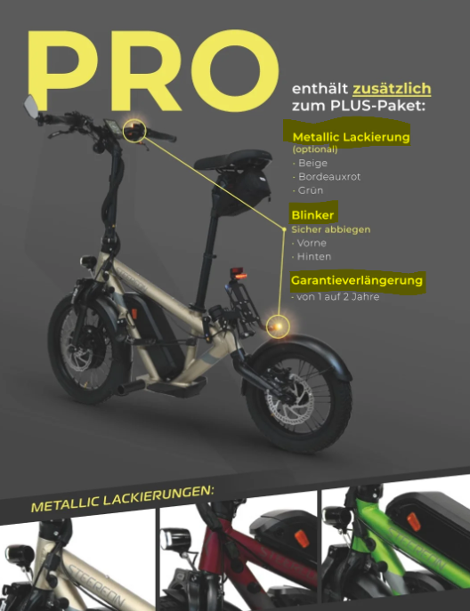 Upgrade PRO Paket (beinhaltet Features vom BASIC & PLUS) - erforderlich bei Metallicfarben!