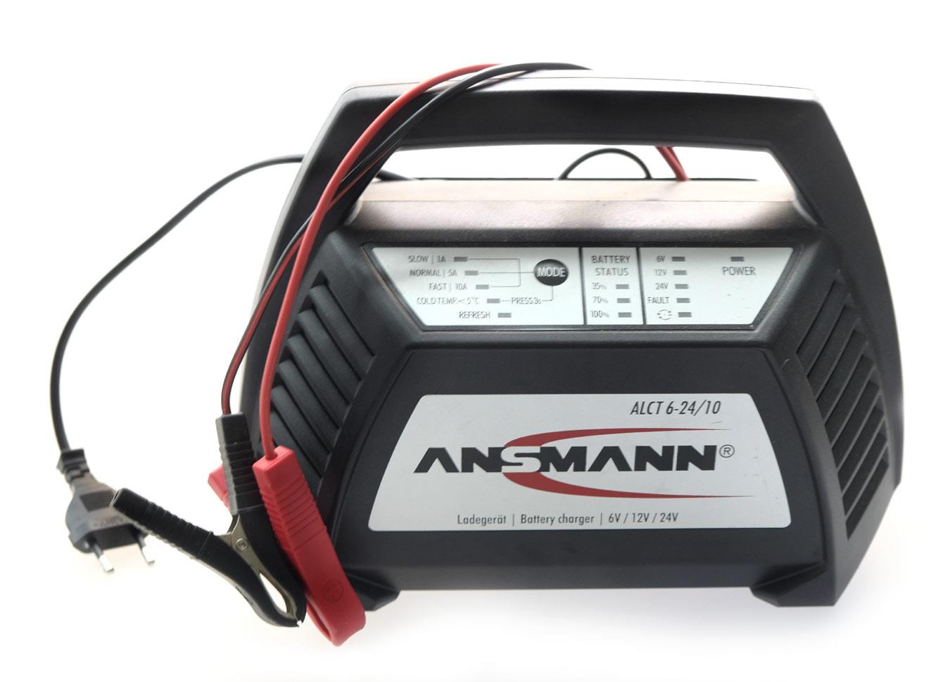 6 - 24V Ansmann ALCT 6-24/10 IU Ladegerät für Bleiakkus