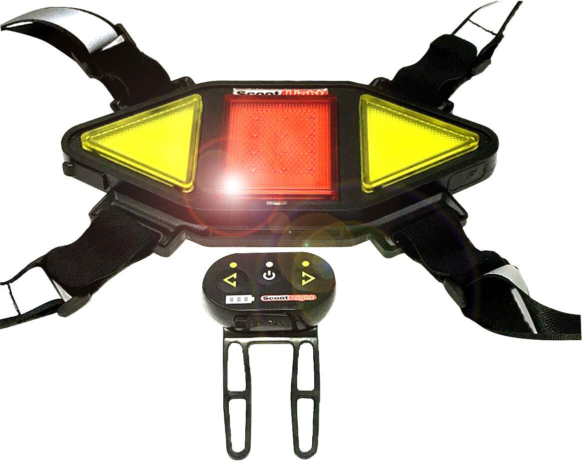ScootLight Ferngesteuertes RΓΌcklicht mit Blinker ScootLight Ferngesteuertes RΓΌcklicht mit Blinker