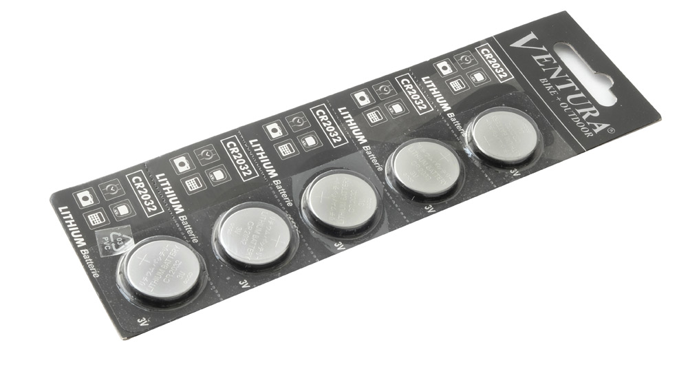 2032 Knopfzelle 5 er Packung