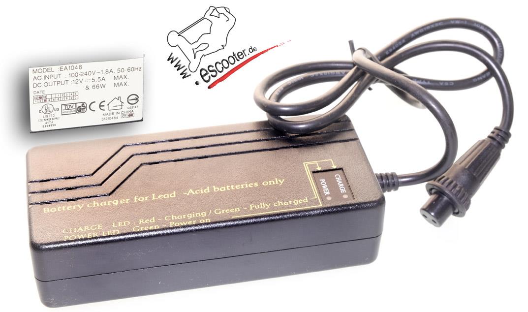 12V 5,5A Charger Ladegerät Pb Bleiakku