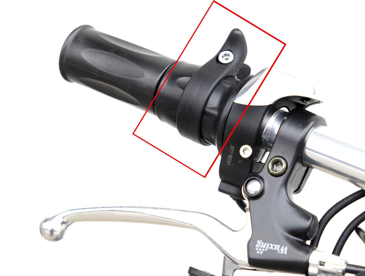 Thumb throttle clamp Hand relief for hand controller