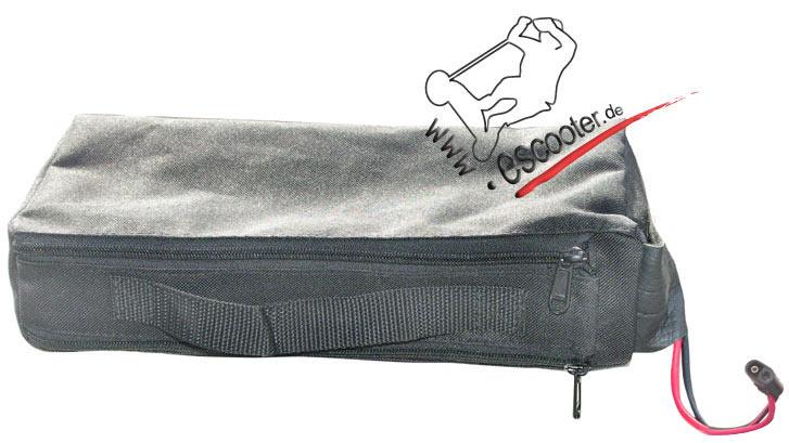 Q-Tee Einzelakkuset in Tasche mit Bleivliesakkus