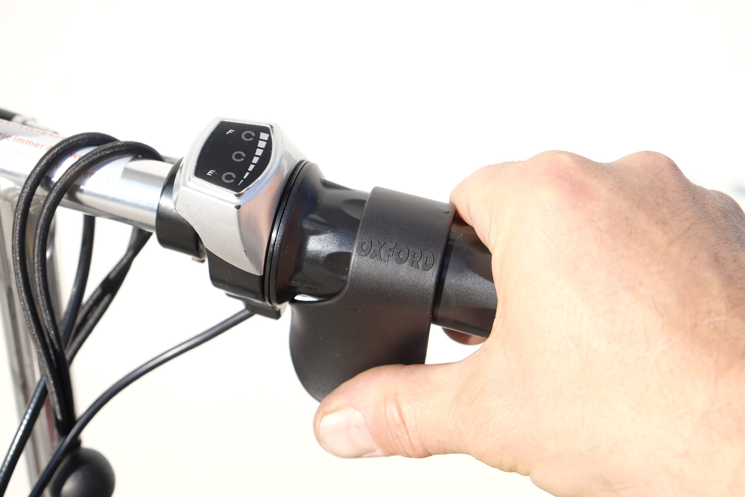 Daumen- Handgasschelle f. Handentlastung - breit OXFORD Cruise Throttle Assist Variante: KOMFORT