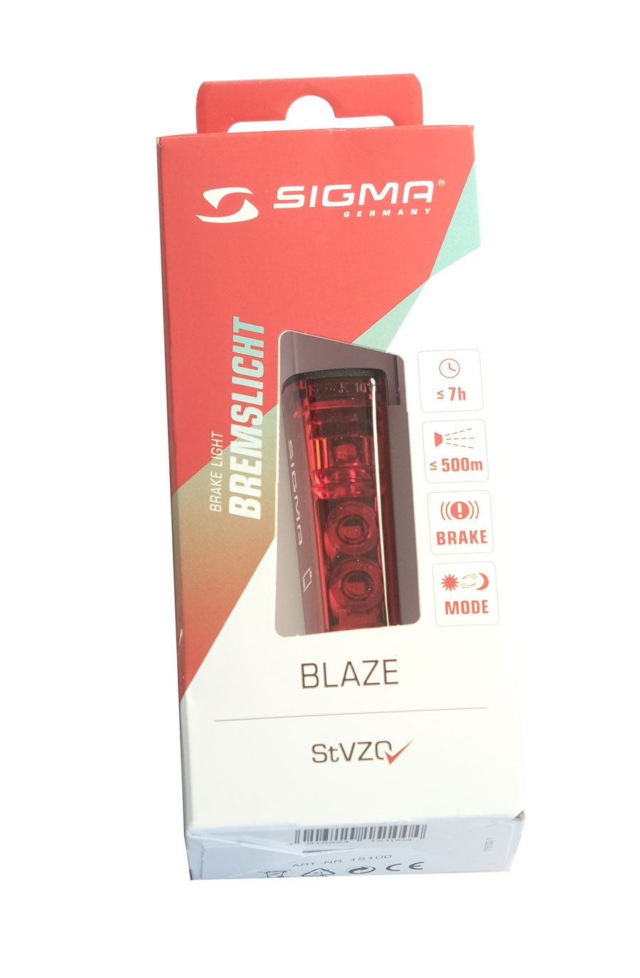 SIGMA SPORT Akku-LED-Rücklicht Blaze USB mit Bremslichtfunktion