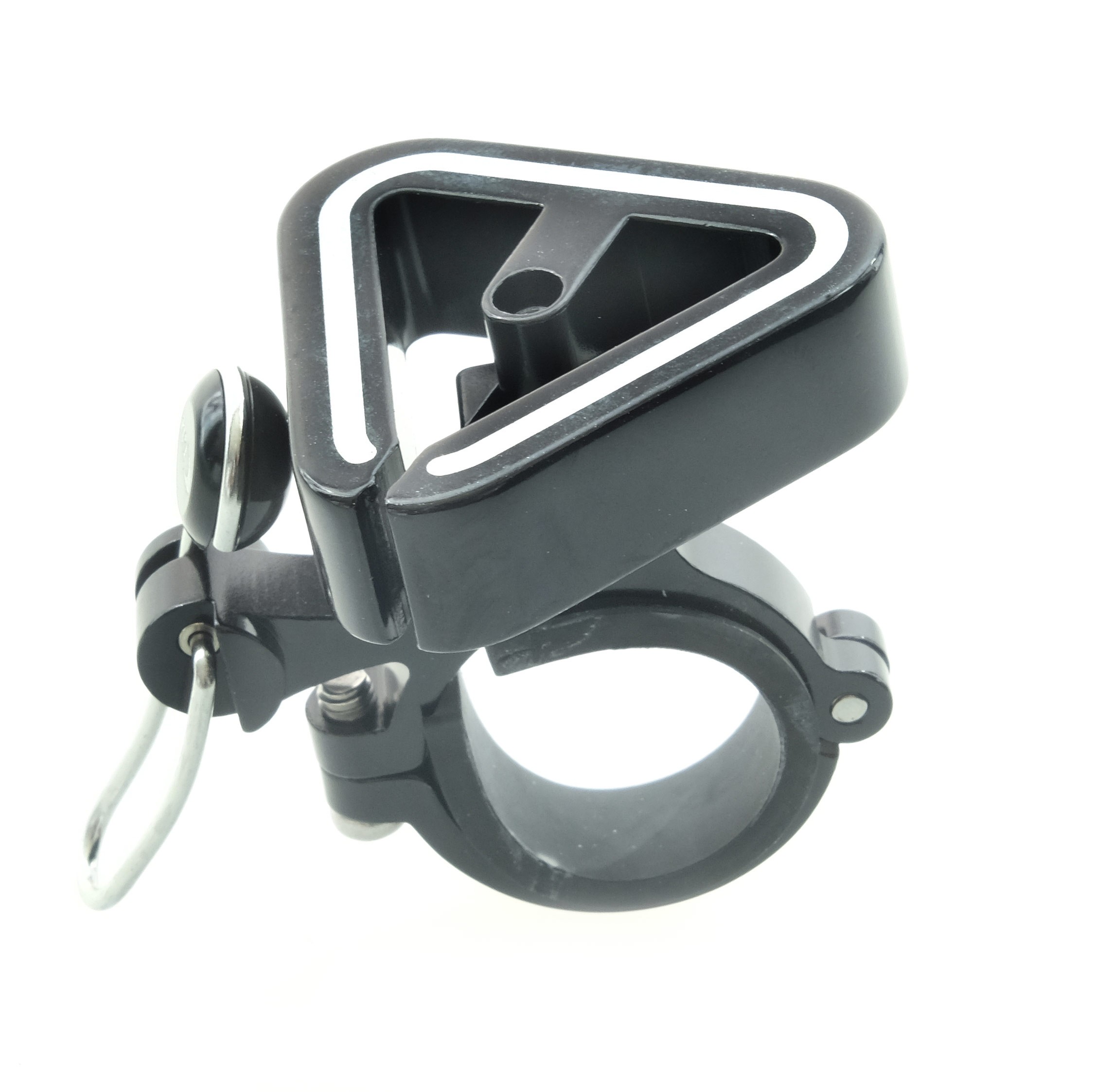 Triangle bell - ~ 6 seconds long lasting Bington! - black Triangle bell - ~ 6 seconds long lasting Bington! - black
