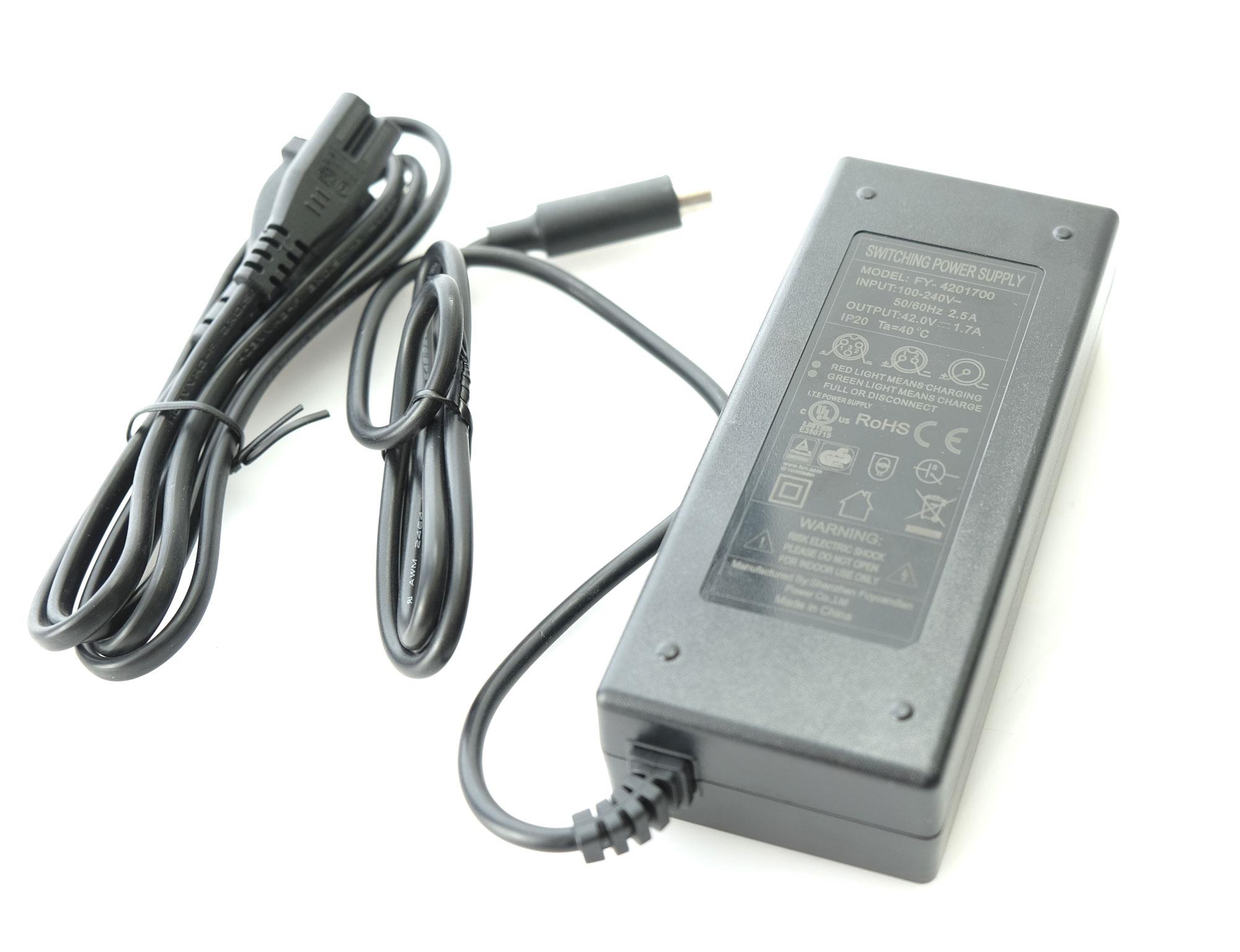 42V 1,7A Charger Li-Ion 8 mm Hohlstecker Switching Power Supply
