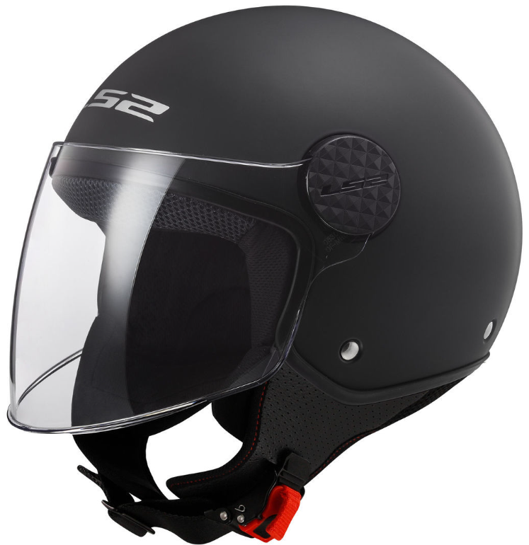 HELM LS2 Casco jet OF558 Sphere II negro mate