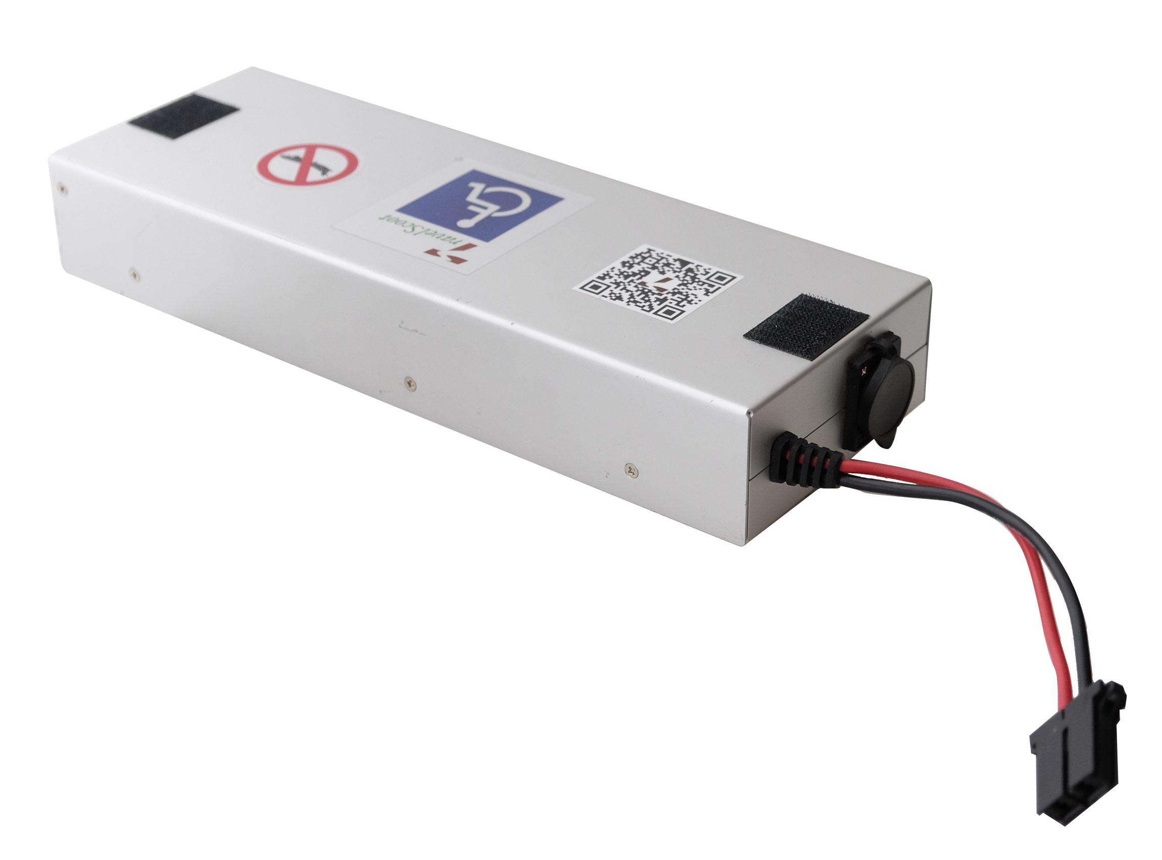 Lithium battery TRAVELSCOOT 420 Wh used with 402 Wh read out