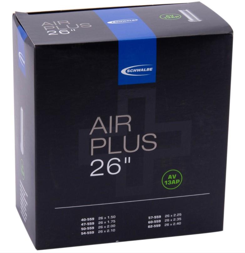 SCHWALBE Schlauch Nr. 13 AP Air Plus, 26" - Schrader- Autoventil (AV)