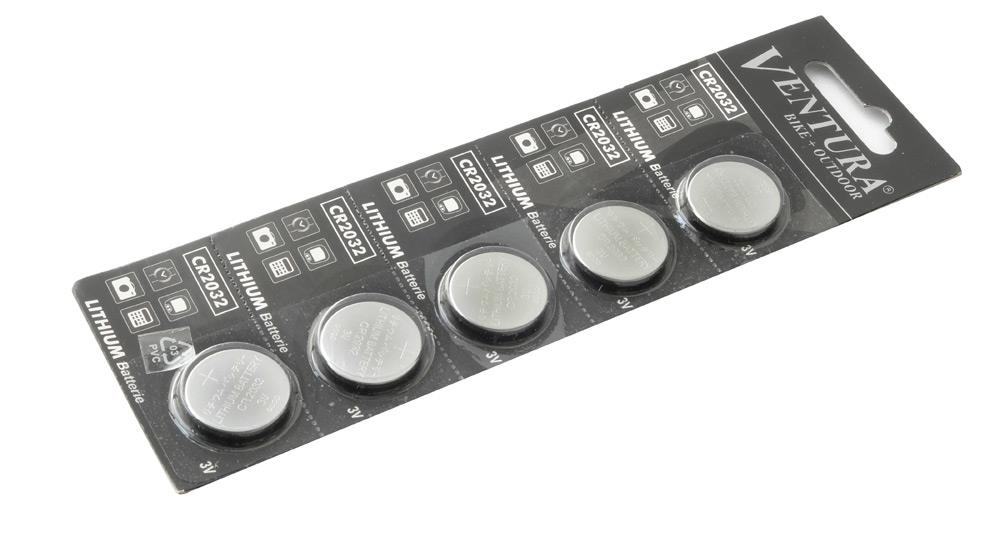 2032 Knopfzelle 5 er Packung