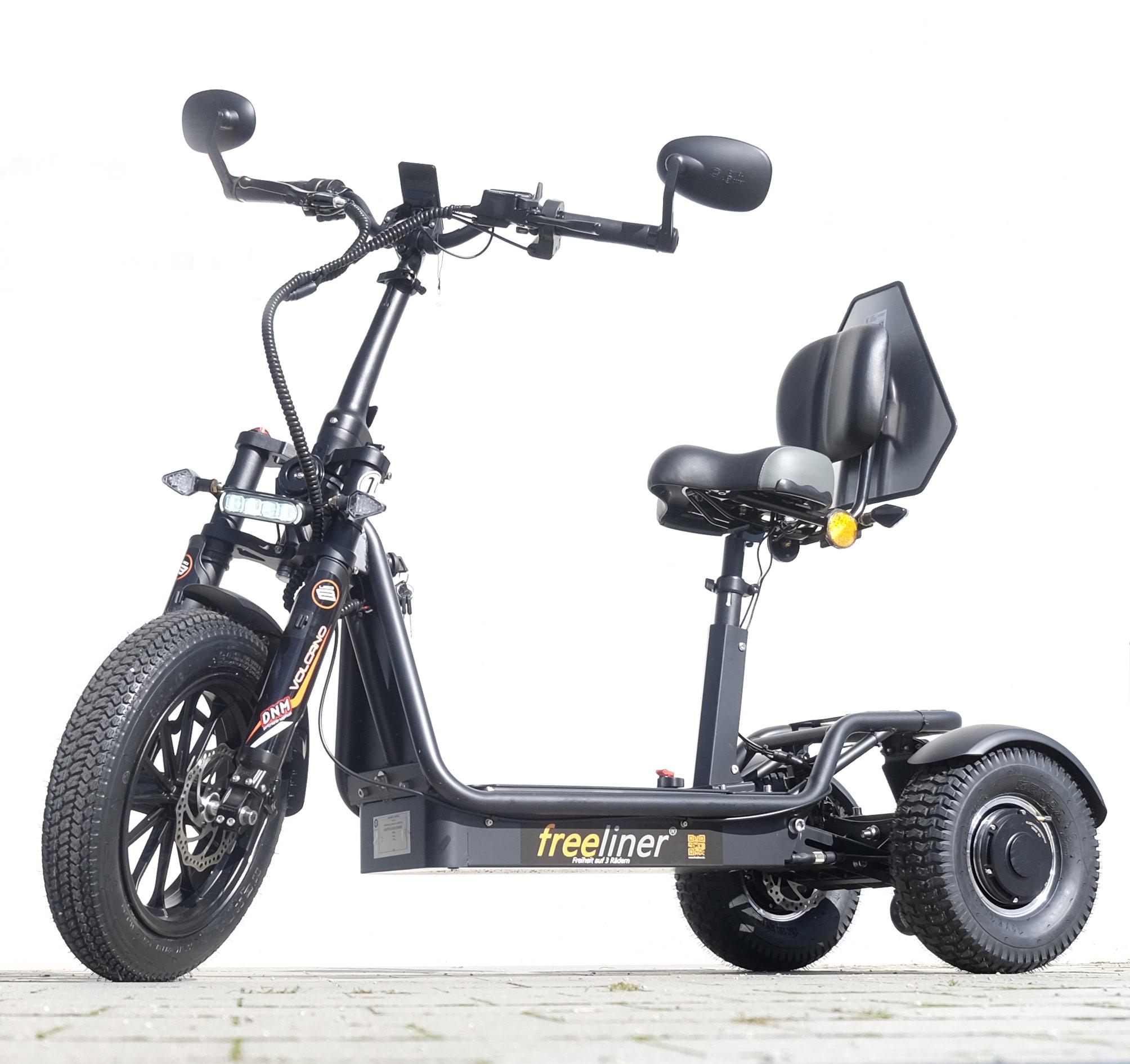 Freeliner EVO III Air 15 km/h Krankenfahrstuhl-Zulassung - Range Akku (31 Ah bis 60 Km Range)