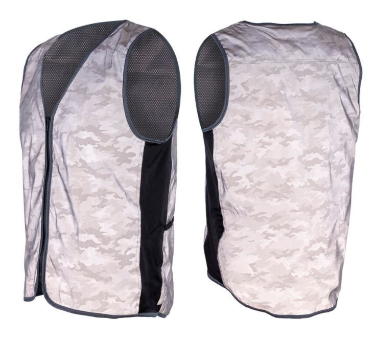 Reflective vest with camouflage pattern, fully reflective Reflective vest with camouflage pattern, fully reflective