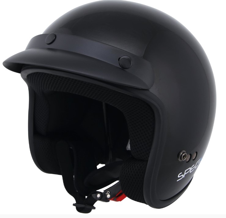 SPEC-X Jethelm schwarz - S 55-56 cm
