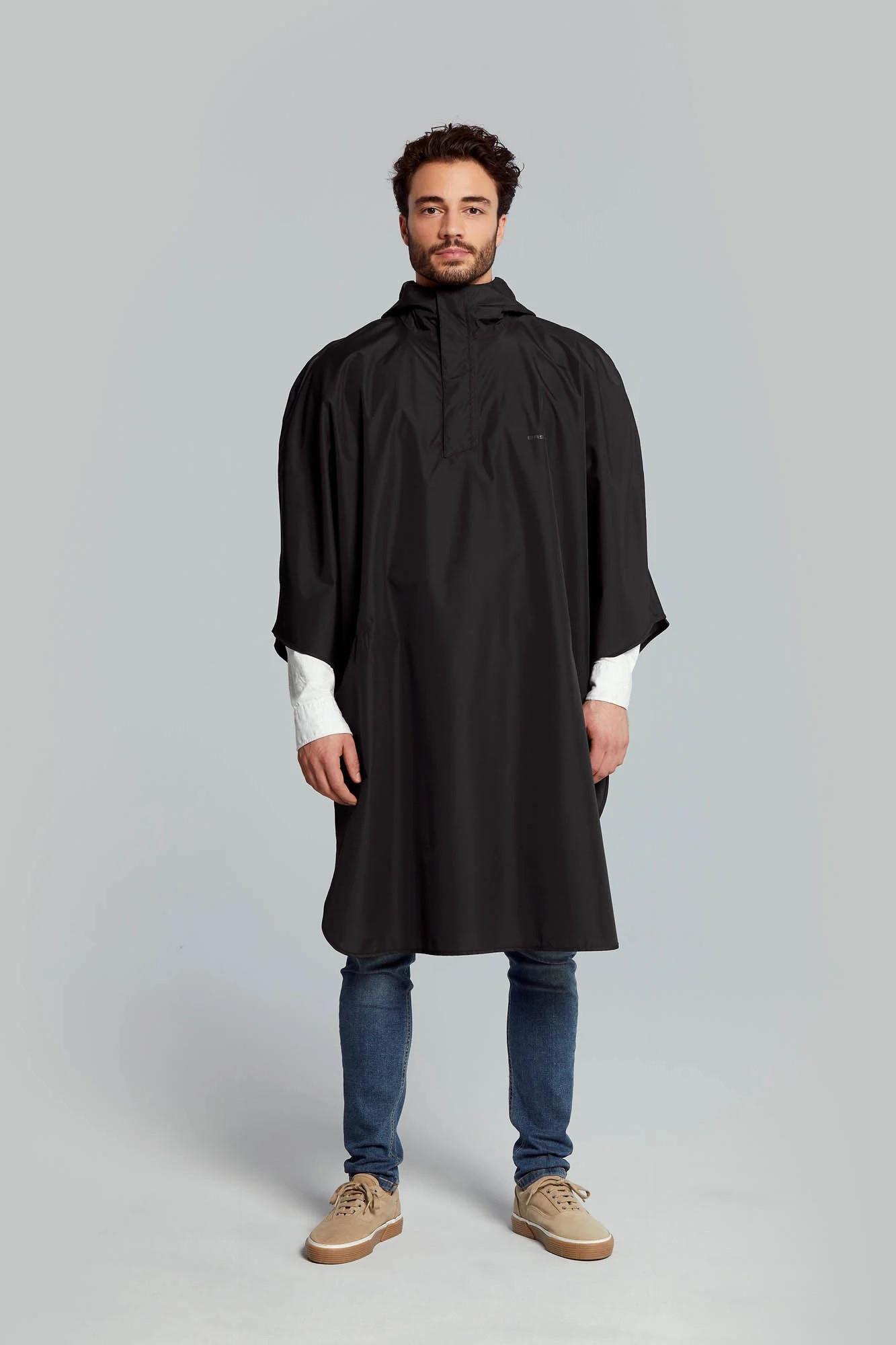 BASIL Poncho Hoga Unisex - schwarz