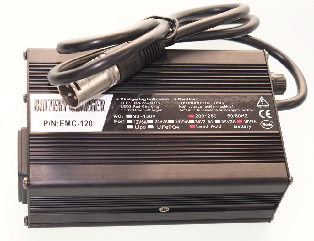 48V 2A Ladegeraet charger Pb Bleiakkus XLR