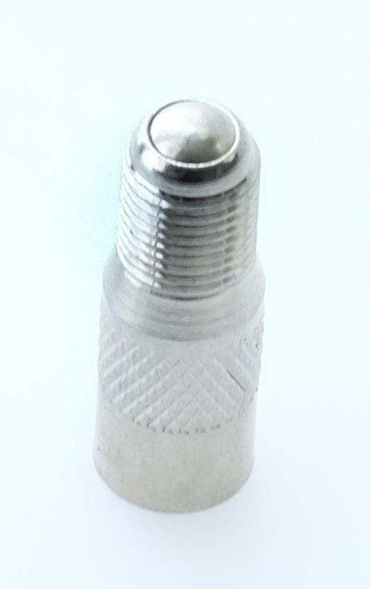 Ventilverlängerung kurz Metall - 13 mm