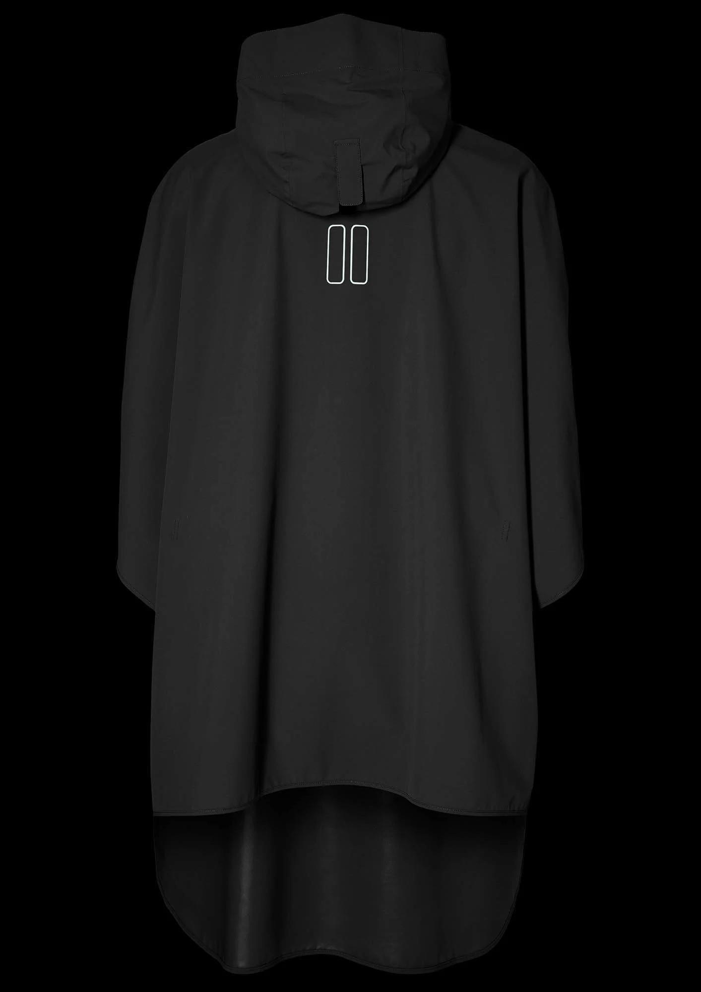 BASIL Poncho Hoga Unisex - schwarz