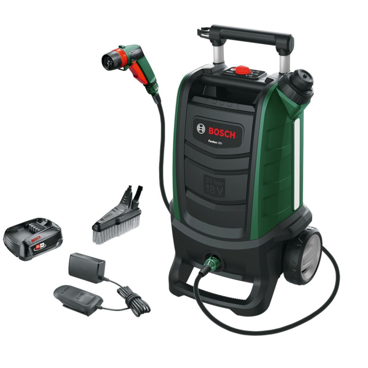 BOSCH Fontus 18V Akku-Outdoor Cleaner inkl. Akku