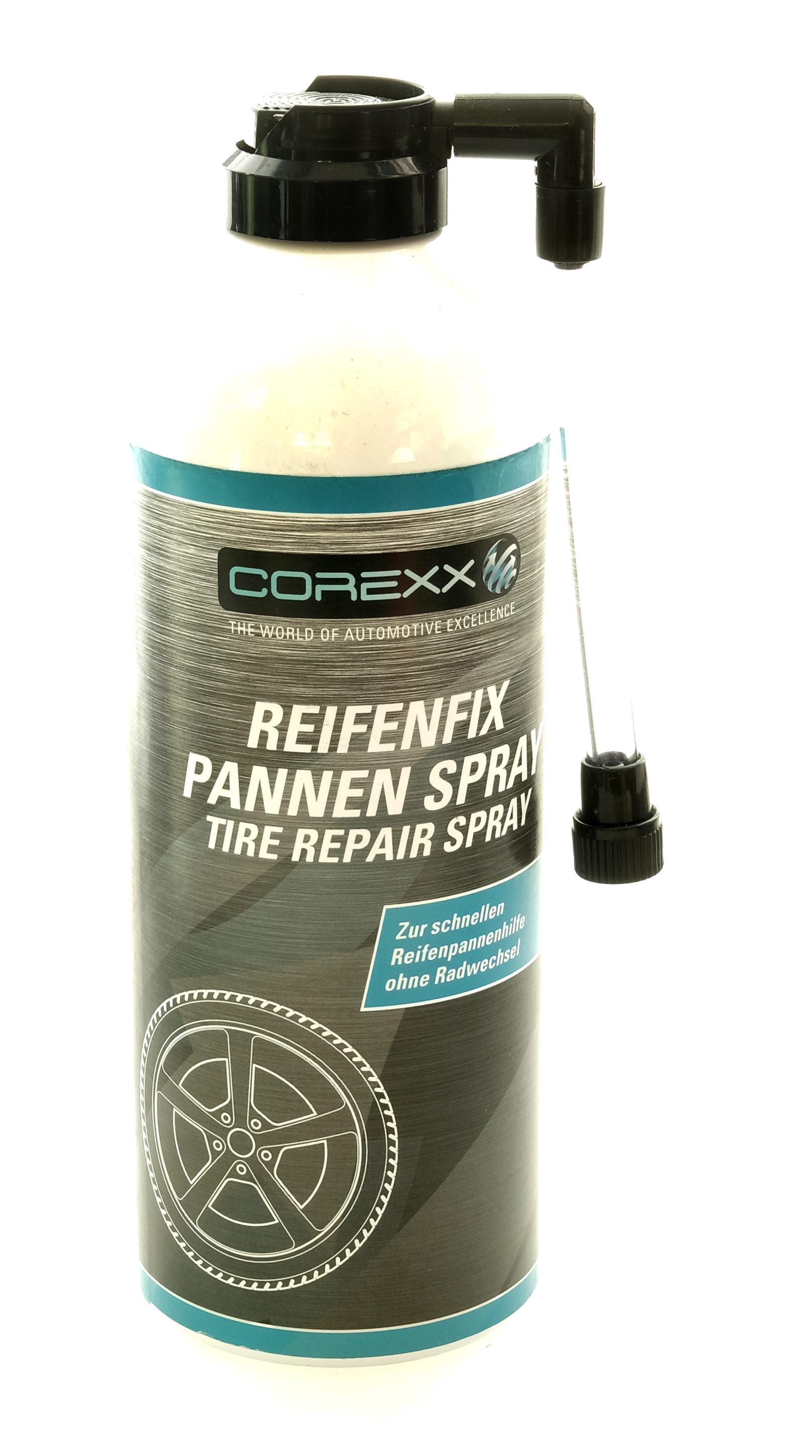 COREXX Pannenspray ReifenFix Reifenpann 400 ml Spraydose
