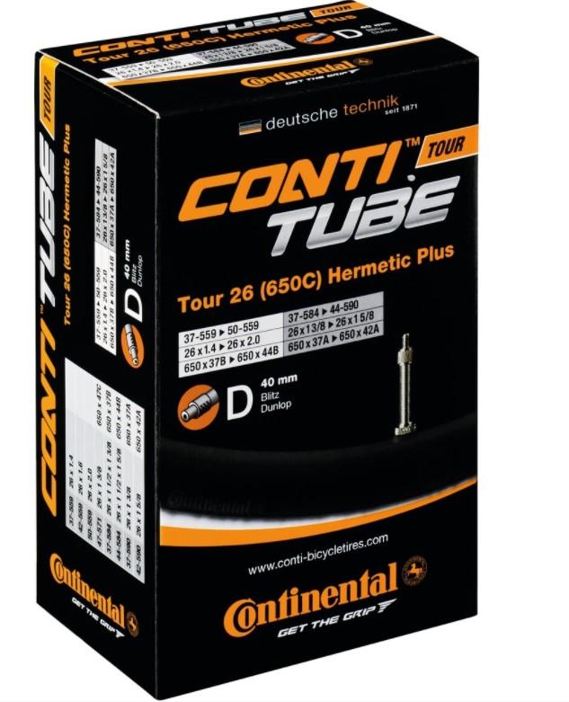 CONTINENTAL 26" Fahrradschlauch Tour Hermetic Plus verstärkt - Schraderventil 40 mm