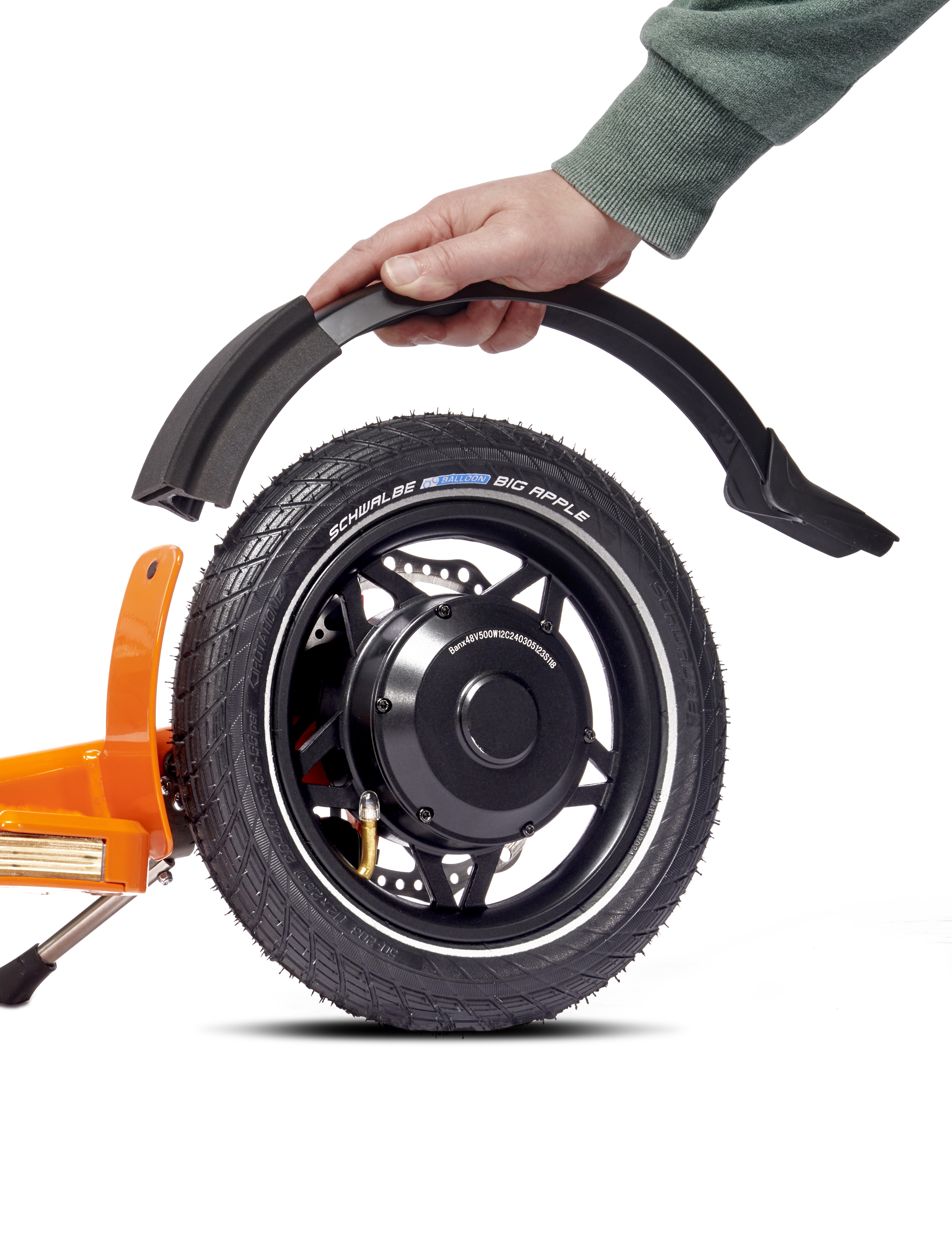 stæp ER3 500W Elektro Tretroller dreifach faltbar - orange