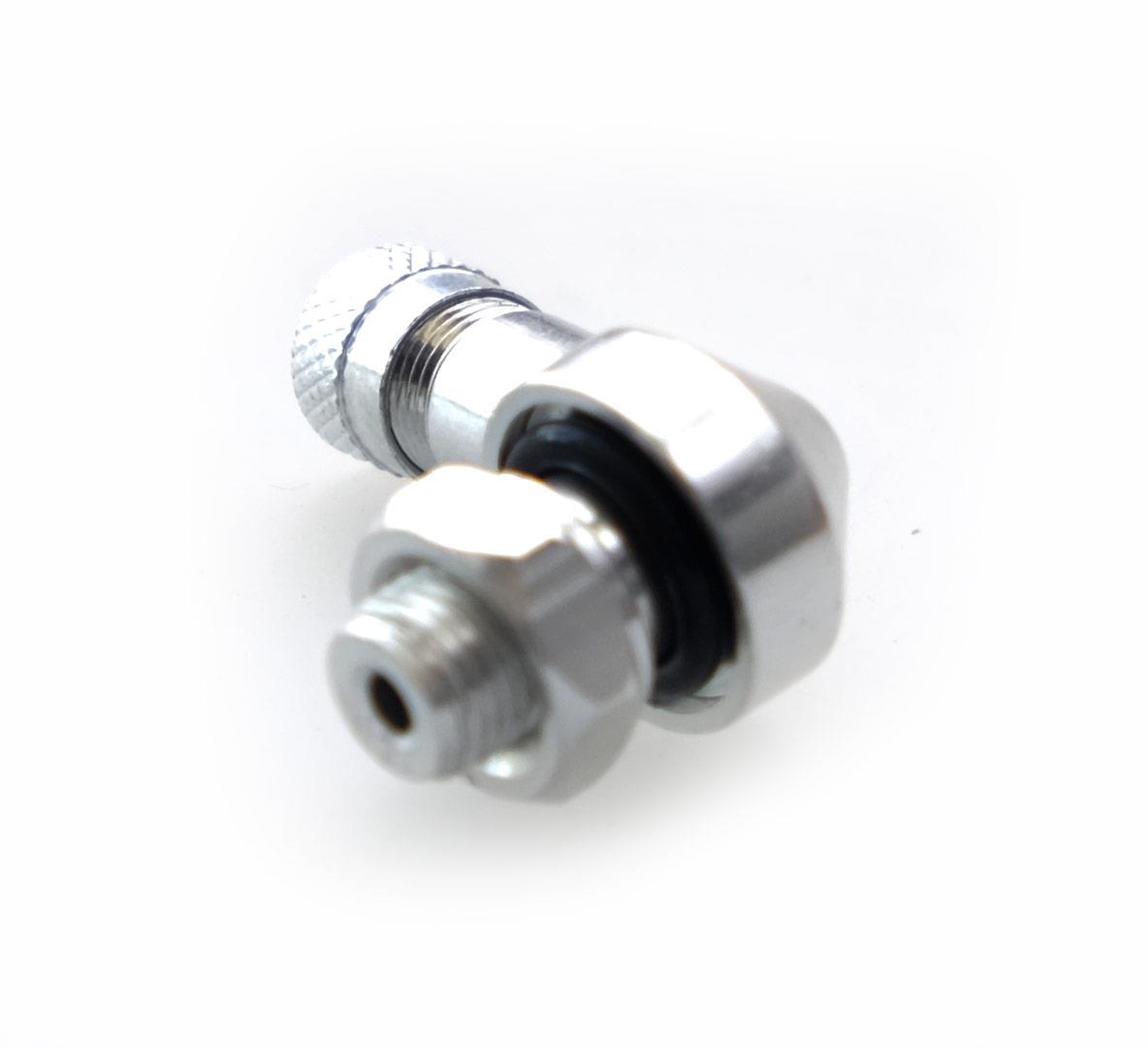 Winkel- Eckventil 90° 8,3mm silber