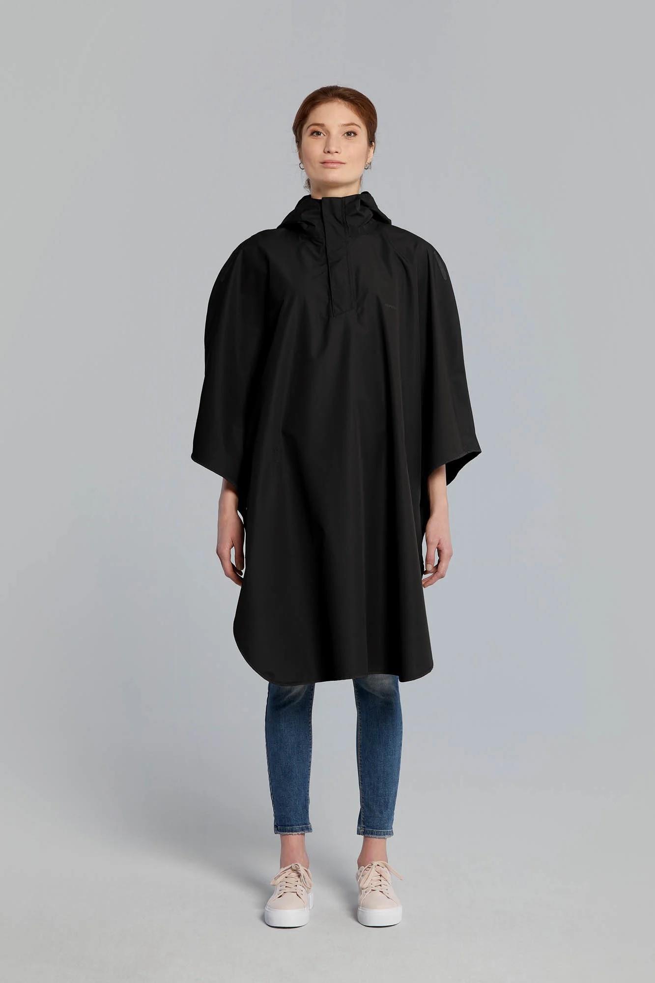 BASIL Poncho Hoga Unisex - schwarz