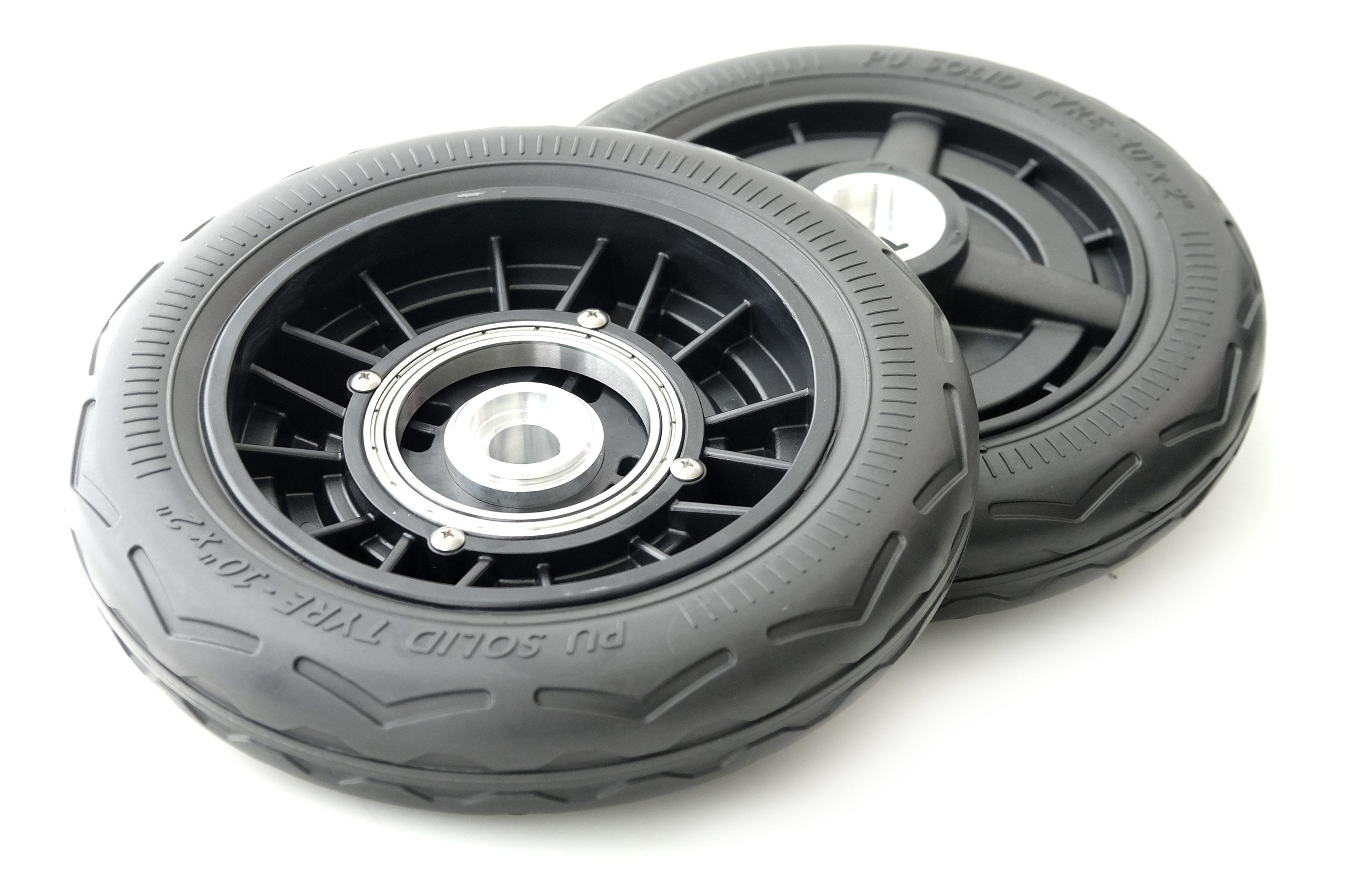 MovingStar rear PU solid tire set with rim for 101