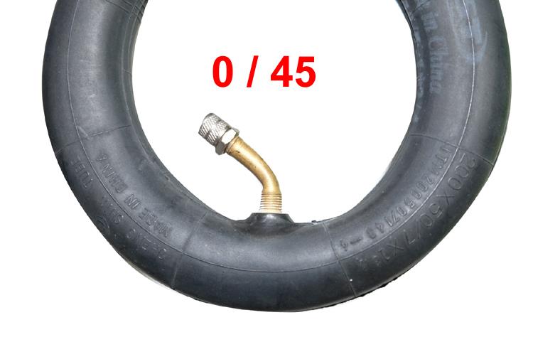 6 x 1 1/4 Schlauch (schraeges 45° Autoventil 0° in Laufrichtung)