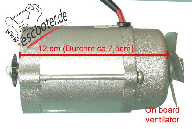 Elektromotor 36 Volt 500 Watt Chainritzel