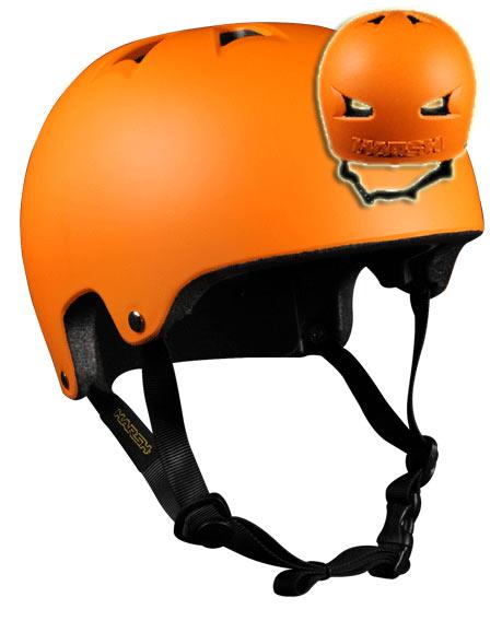 HARSH by MADD MGP casque de skate et de boarder orange 