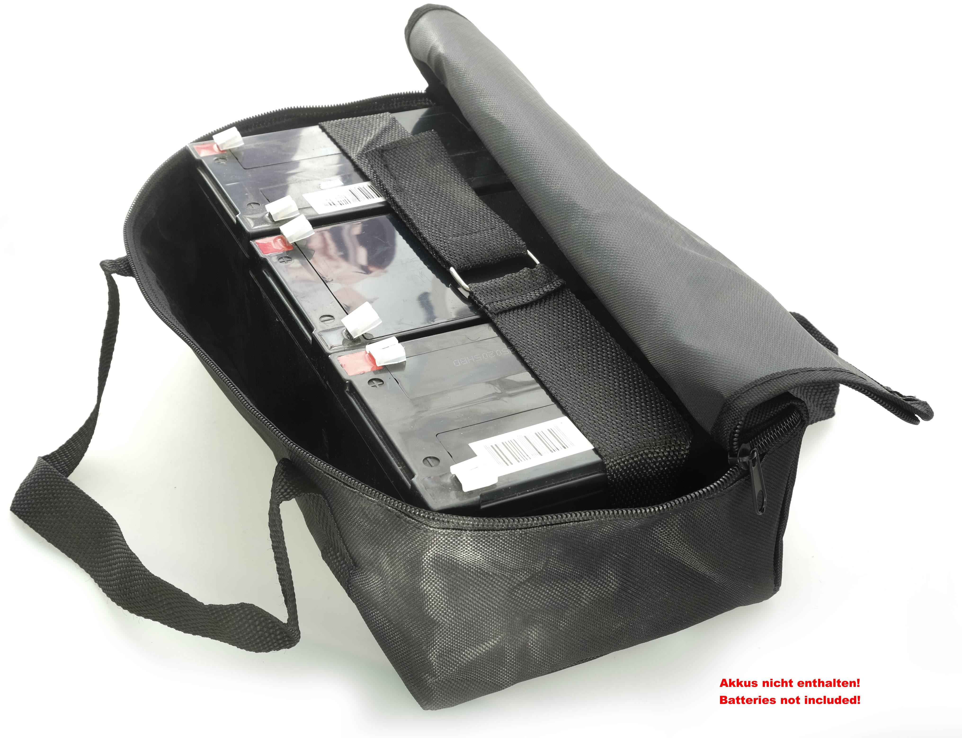 E-Scooter Akkutasche 36V für 3 Akkblöcke 12Ah/13Ah