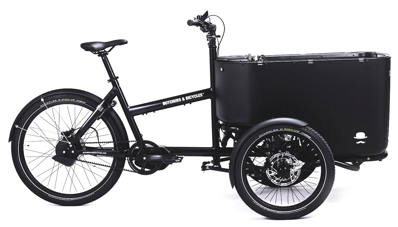 Butchers & Bicycles MK1-E Gen 3. Vario - black komplett montiert!